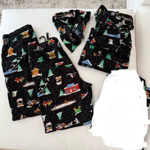 Old Navy family matching Christmas pajamas In The Snow pattern